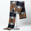 Men's Winter Plaid Imitation Cashmere Scarf - Warm, Casual Accessory