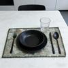 Cotton Linen Washable Table Pads 12x18 Inch Dining Room Kitchen Home Restaurant Decor Placemats