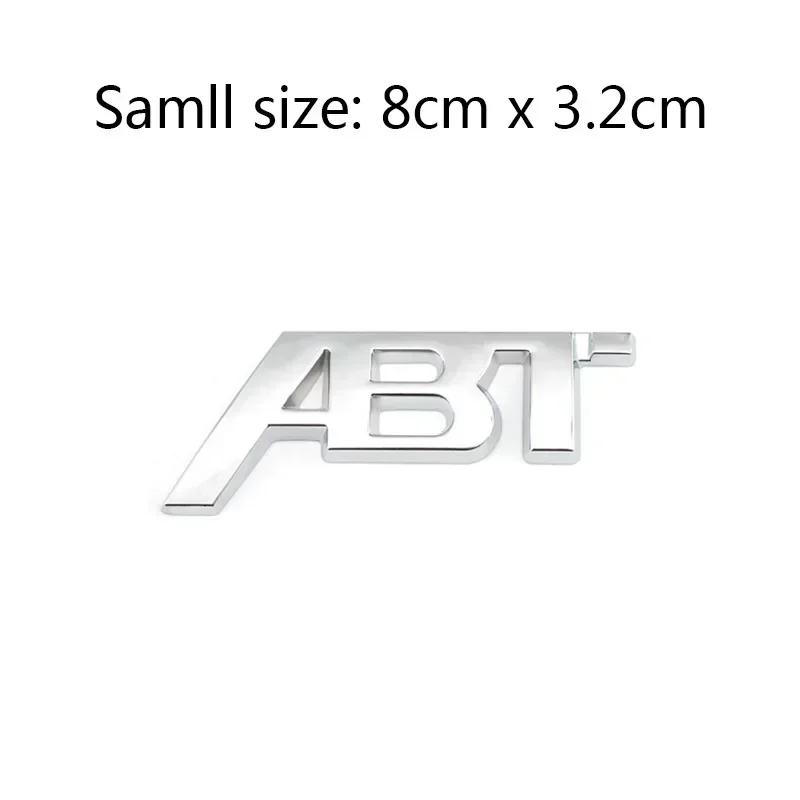 

11CM/8CM Car Front Grille Emblem Tail Trunk Sticker for Volkswagen VW ABT Badge GOLF JETTA MK4 PASSAT TIGUAN Polo SR32 Sagitar