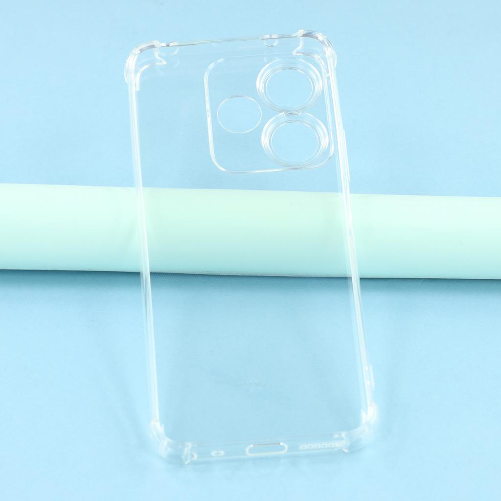 Dla Xiaomi Redmi 13x 4G Etui na telefon Wzmocnione Cztery Rogi Odporne na Upadki Przezroczyste Etui TPU