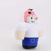 Kawai Rubare Un Cervello Sammy Jandel Peluche Anime Gioco Peluche Carino Uomo Quadrato con Cappuccio Regalo di Compleanno Natale per Bambini e Fan