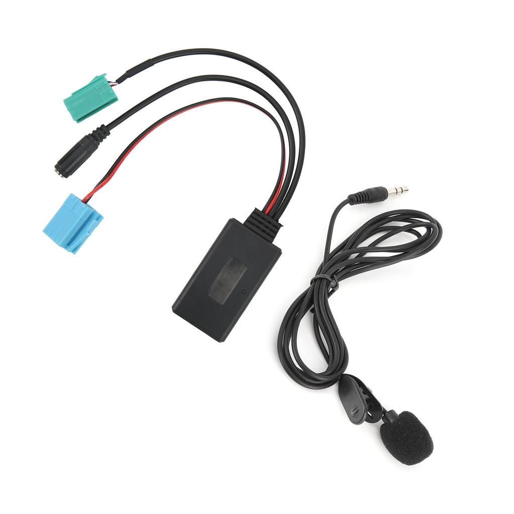 6Pin Bluetooth Audio Cable Car Stereo AUX‑IN Adapter with Microphone Fit for Clio/Espace/Megane Car Stereo Adapter