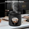 Wax Melt Burner, Ceramic Oil Burners with Candle Spoon Essential Oil Burner Aroma Diffuser Home Aroma Oil Burner Candle Holder Wax burner