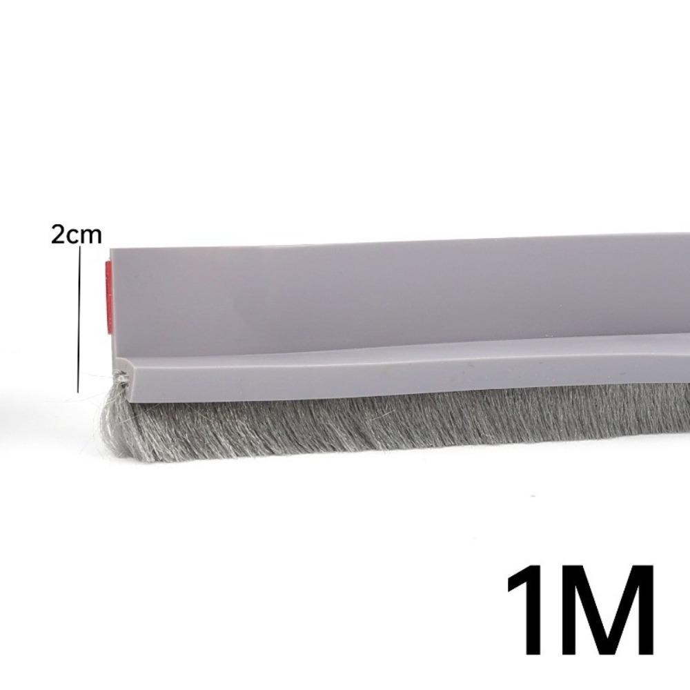 1M Selvklebende Dørbunn Lydløs Børste Lengde Justerbar Spalte Lydisolert Tape