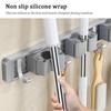 2 In 1 Tool Organizer With 3/4 Racks&4/5 Hooks Storage Hook Hangers Wall Mounted Space-Saving for Garden Garage Kitchen Bathroom
