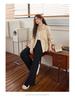 Xiao Li Plus Size Women's Stretch Supermodel Pants: Slimming, Flattering Micro Flare for Versatile, Casual Wear