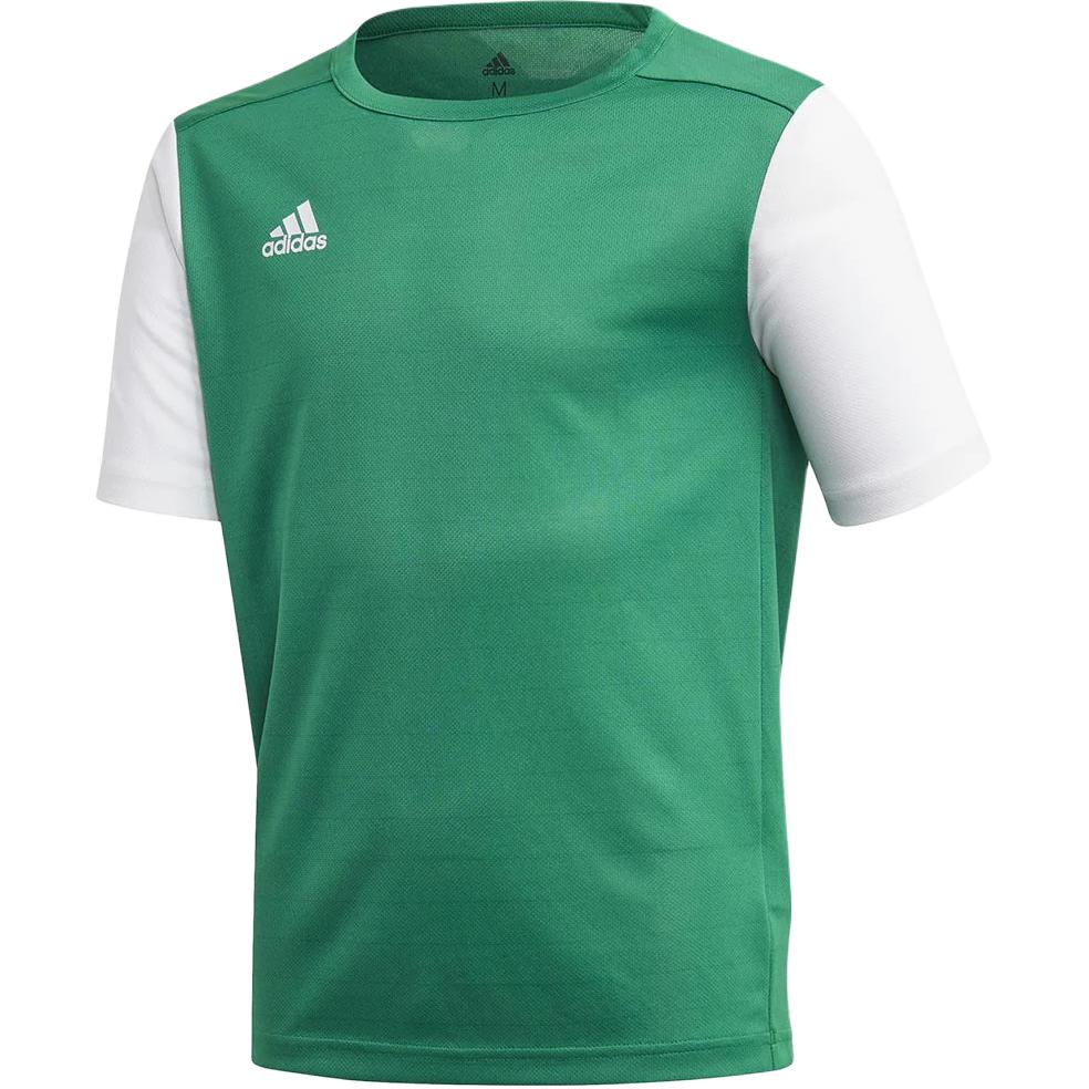 Adidas Estro 19 Football Color Block Crew Neck Short Sleeve Kids Tops DP3216 L