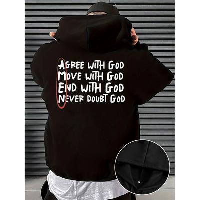Fall/Winter  Men Casual Pullover Sweatshirt Hoodie Warm Fleece Unisex Pullover Street Graphic Hiphop Design Oversize Unseix Top