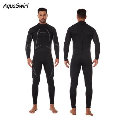 3mm Diving Suit Men's One-piece Long-sleeved Surfing Long Cold-proof Snorkeling Swimsuit Women's