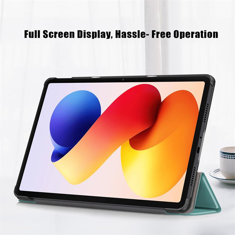 For Xiaomi Poco Pad M1 12.1 Inch 2025 Case Cover Tri-Fold PU Leather Stand Magnetic Tablet Shell Funda For Poco Pad M1 Case Smart Cover