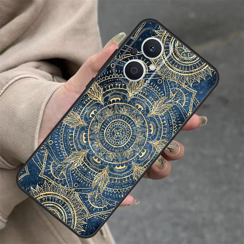 Indian Pattern Mandala Case For OPPO Reno 14 12 11 10 13 Pro 14F 13F 12F 11F 8 7 Lite OPPO Find X9 X8 X6 Pro Cover