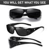 Fit Over Glasses Sunglasses for Women & Men, Stylish Design Polarized Over-Glasses UV Protection