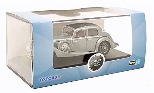 OXFORD Jaguar Diecast Model Car 1/43 Jaguar SS 2.5 L (Metallic Gray) [Parallel Import]