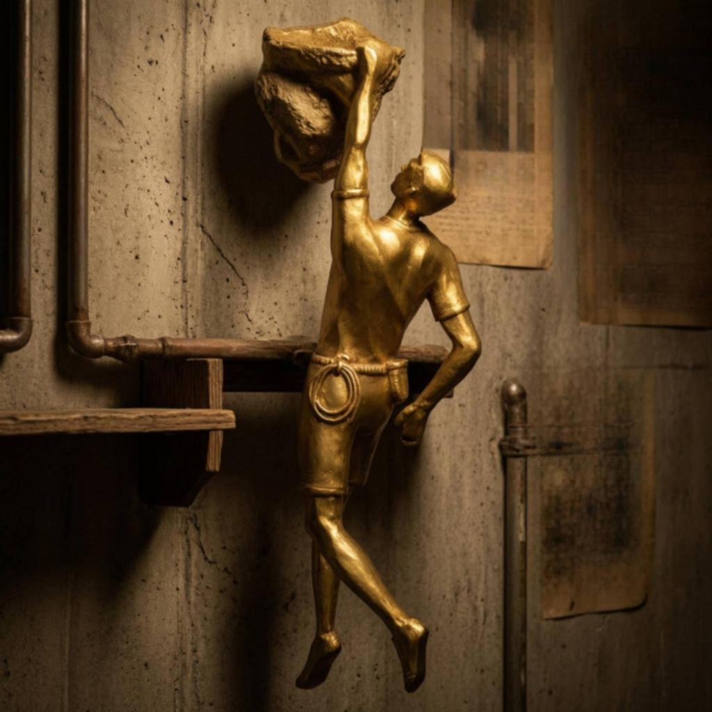 Unique Sculpture with Human Figure | Three-Dimensional,