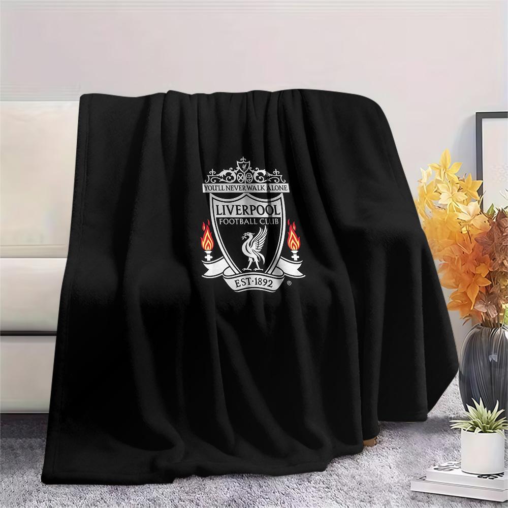 Liverpool Football Club Flannel Blanket, High Quality Comfortable for All Seasons, Home Decor, Warmth and Comfort