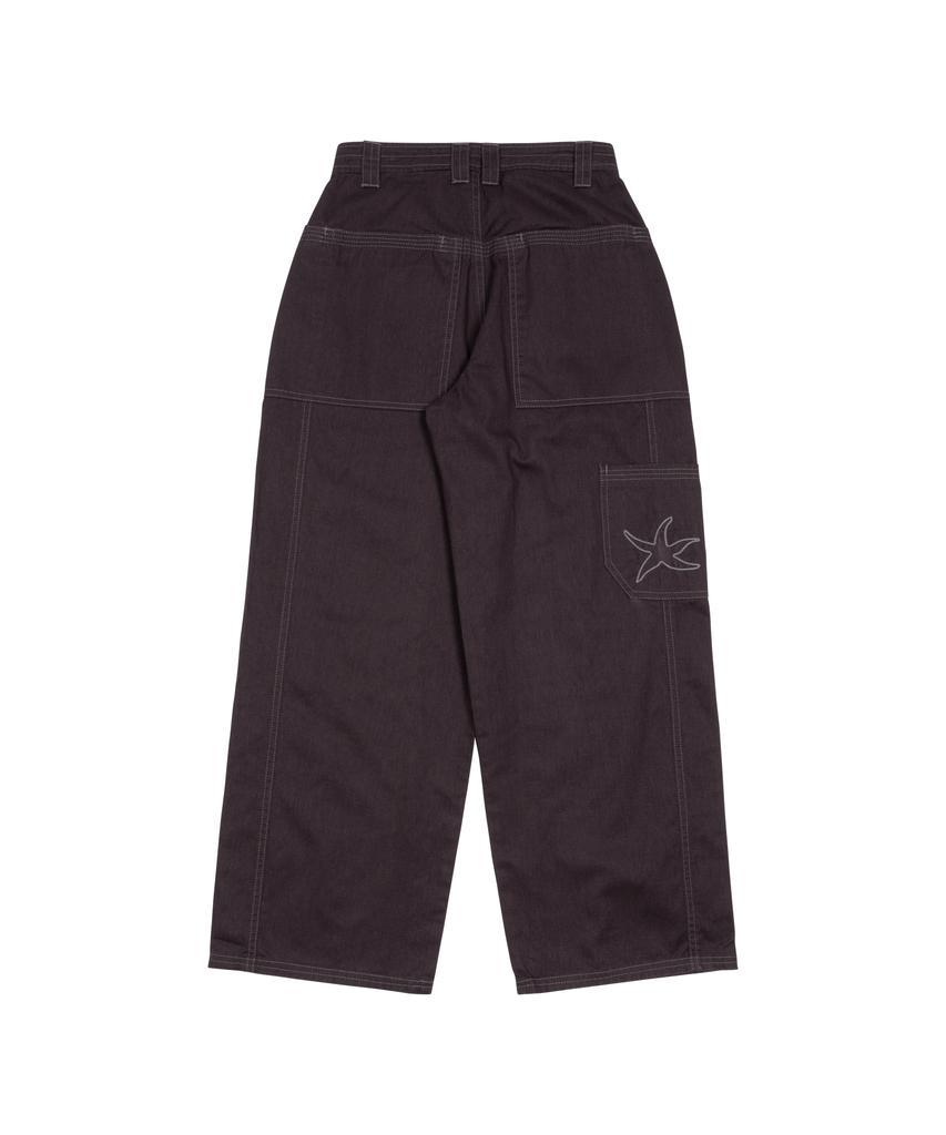 THE COLDEST MOMENT Tcm Stitch Cargo Pants (Dark Purple)