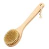 Natural Wooden 10" Bristle Body Bath Brush Massager Shower Back Scrubber Spa