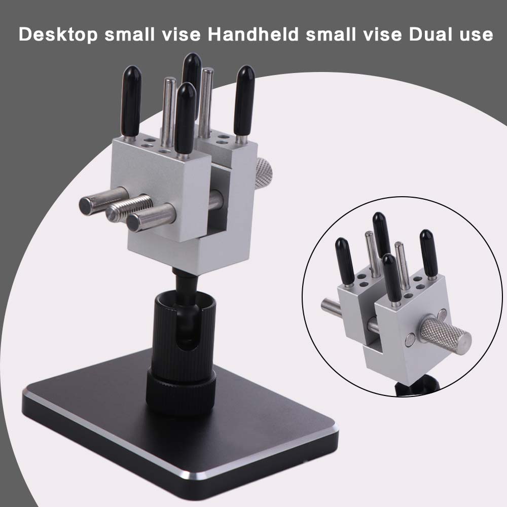 Model Building Mini Table Vise Aluminum Zinc Zinc Alloy Mini Vise DIY Portable 2in1 Bench Vise  Fixing Tools