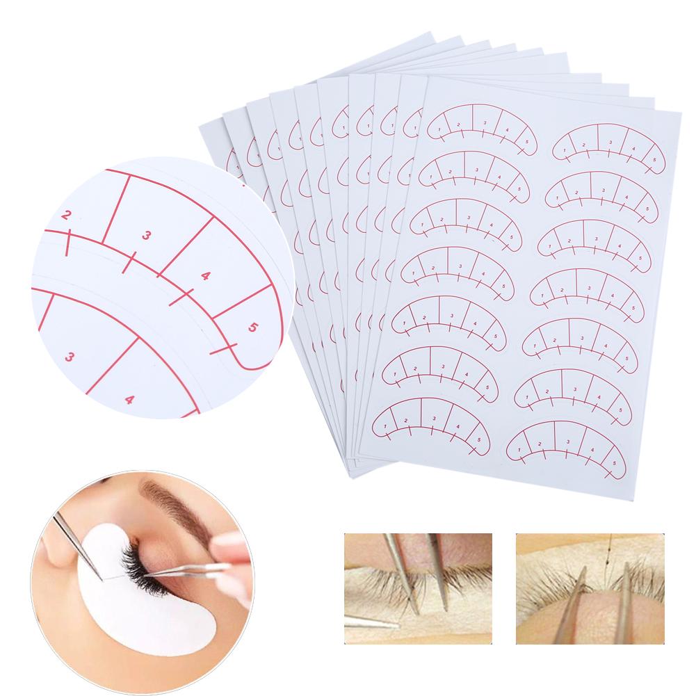 140PCS Eyelashes Extension Adhesive Sticker Eye Lash Isolation Positioning Pads Patches Tool