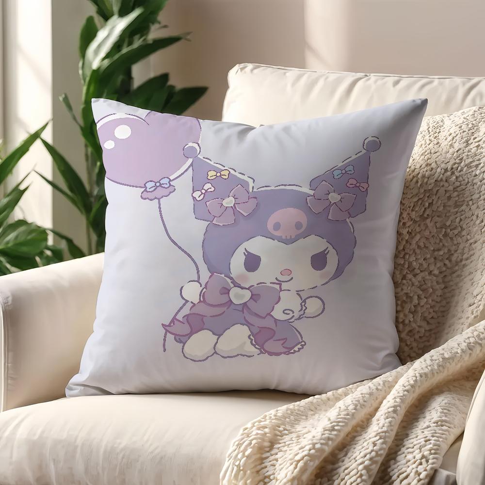 Kawaii Hellokitty Kuromi My Melody Cinnamoroll Cushion Cover For Pillow Printing Sofa Decoration Home Car Room Nordic Simplicity