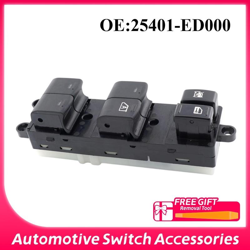 25401-ED000 For Nissan Tiida 2006-2010 25401ED000 Right Side Electric Power Window Lifter Master Control Switch Button