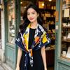 New Versatile Square Scarf Fashion Sunscreen Light Luxury High-grade Mulberry Silk Silk Scarf Scarf Scarf Silk Printed Square Scarf