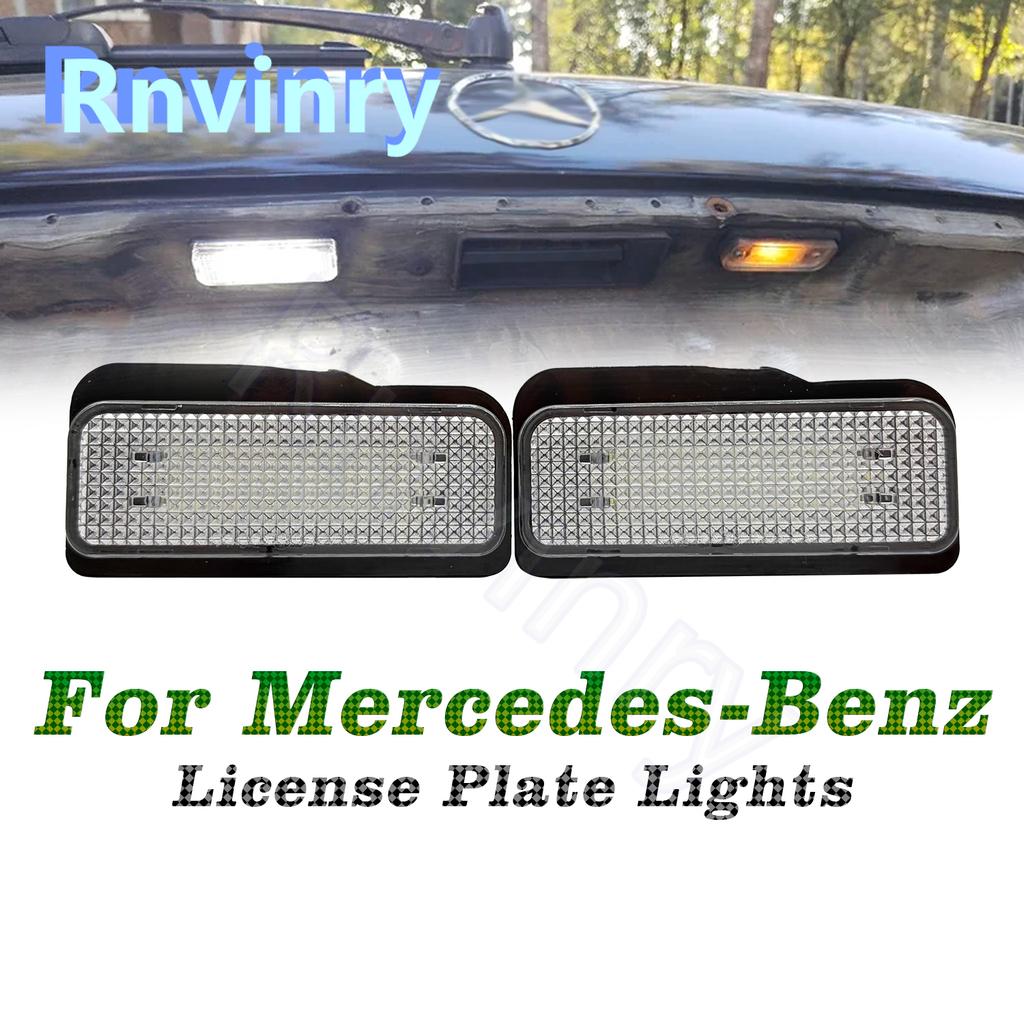 2x Fits For Mercedes Benz C E CLS-Class W203 W211 W219 R171 2D 2004~11 SMD Rear White Canbus Led License Plate Lights