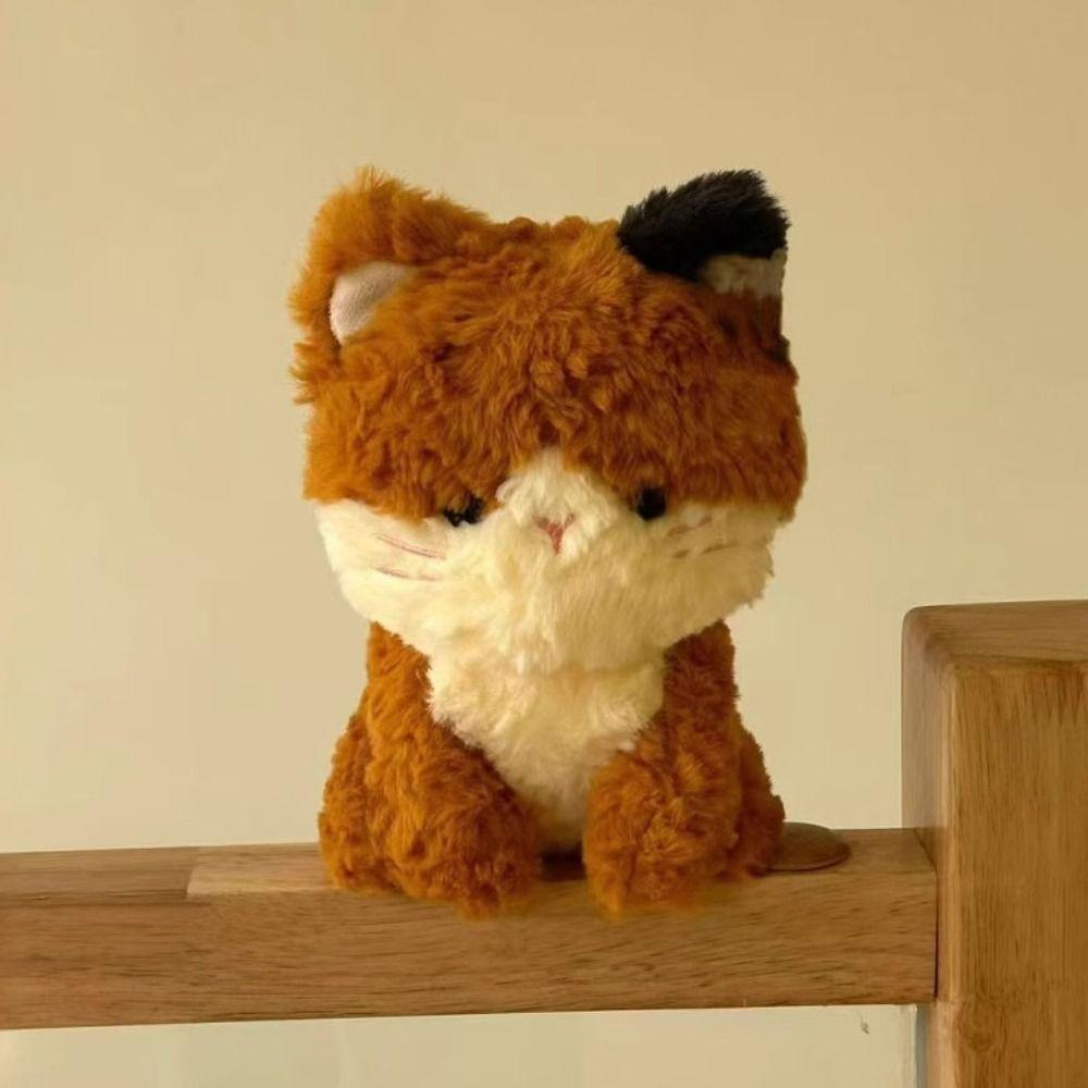 PP Cotton Stuffed Animals Cat Doll Soft Pussycat Plush Toy Simulation Cat Plush Toys  Children Girl
