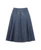 Off Grid Og Shield Pigment Cargo Flare Skirt - Navy
