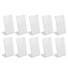 10pcs Acrylic Earring Holder   Ear Studs Jewelry Storage Display Rack Showcase Earrings Display Stand Earring Storage