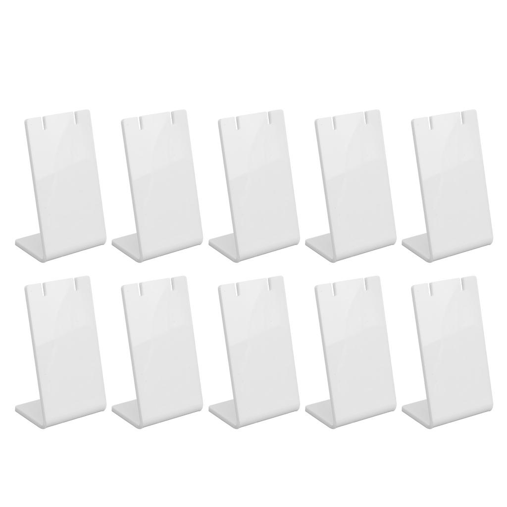 10pcs Acrylic Earring Holder   Ear Studs Jewelry Storage Display Rack Showcase Earrings Display Stand Earring Storage