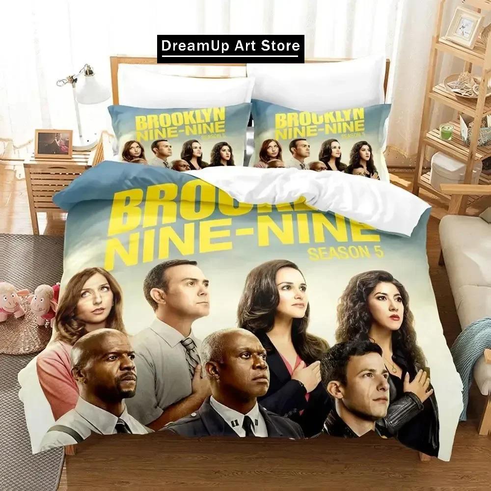 Trend Brooklyn Nine-Nine Bedding Set Single Twin Full Queen King Size Bed Set Adult Kid Bedroom Duvetcover Sets Anime Bed