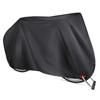 Bike Outdoor Cover Waterproof Protection Rain Proof Windproof Lock Hole Sunscreen Black Elastic