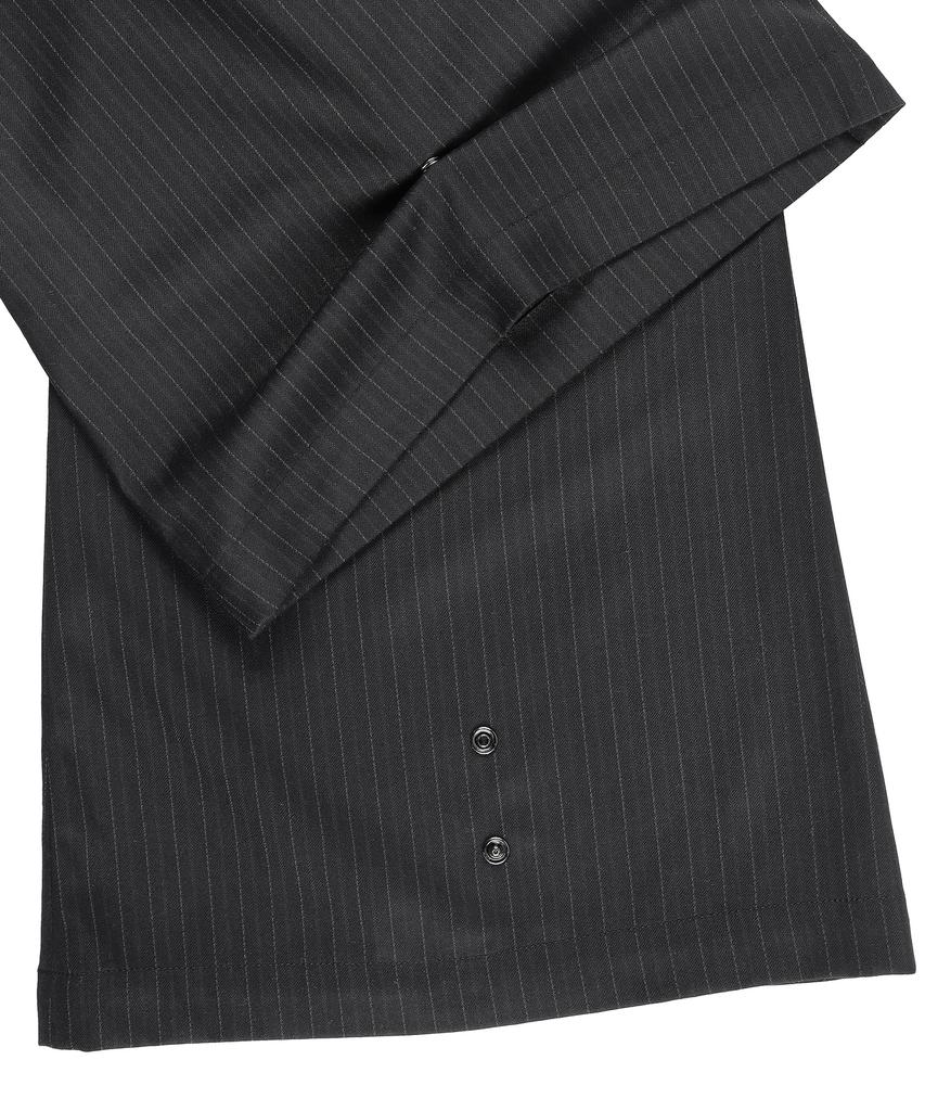 Bonbaihan Stud Stripe Bootcut Trousers Black