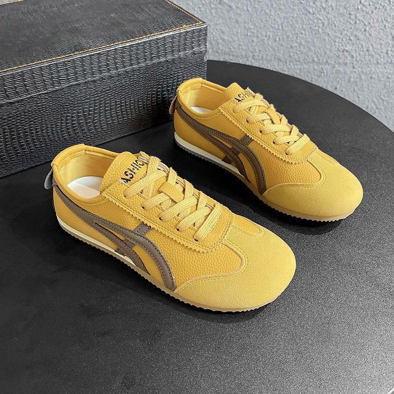 Yellow Dexun Shoes Women's Shoes 2025 New Popular Summer Super Fire Forrest Gump Shoes Versatile Flat-bottomed Casual Sports Shoes