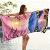 Cherry Blossoms At Mount Fuji Beach Towel Quick-Drying Towel For Beach Pool Sport Yoga Gym Home Towel Gift For Friends Sand Free