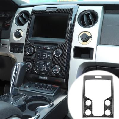 Carbon Fiber Central Control Dashboard Panel Cover for 2013-14 Ford F150 Raptor