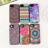 Cover for Xiaomi Redmi Note 12 11 10 A3 Pro 10A 10C 12C Note12 5G 4G Casing Phone Case Floral Paisley Mandala flower texture