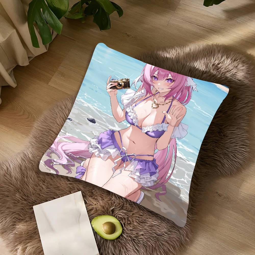 Hübsches heißes Mädchen Elysia Kissenbezug Kissenbezug Dekor Zuhause Sofawurfkissenbezüge Camping Kissenbezug Dekorationen