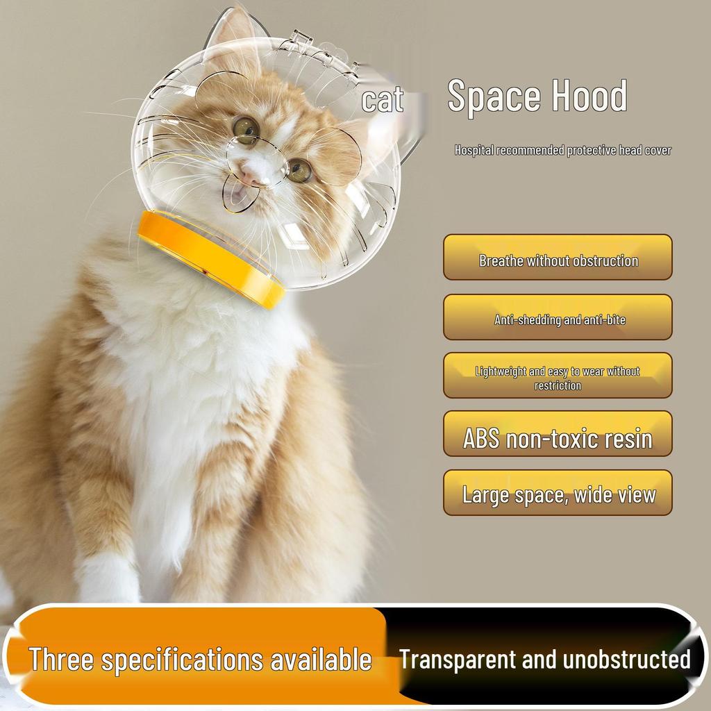 Transparent Outdoor Cat Muzzle: Anti-Scratch, Breathable, Anti-Bite Protective Cover