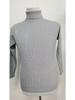 Men's Slim Fit High Collar Knitted Sweater Pullover - Trendy Cross-Border Autumn/Winter Long Sleeve Twisted Design