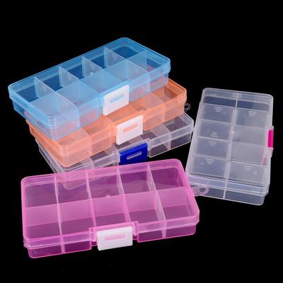 Scatola portaoggetti multifunzionale in plastica trasparente per gioielli e accessori