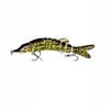 Wobbler Fishing Lure Pike Zander Catfish Jointed 8-Segment 9Cm 7G