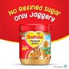 Saffola Peanut Butter with Jaggery, Crunchy 850 gm | High Protein Peanut Butter | No Refined Sugar