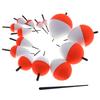 MUQZI Sports Accessory 14Pcs Vertical Sea Fishing Floats Buoy Bobber Stick Fish Tackle Tools Accessory