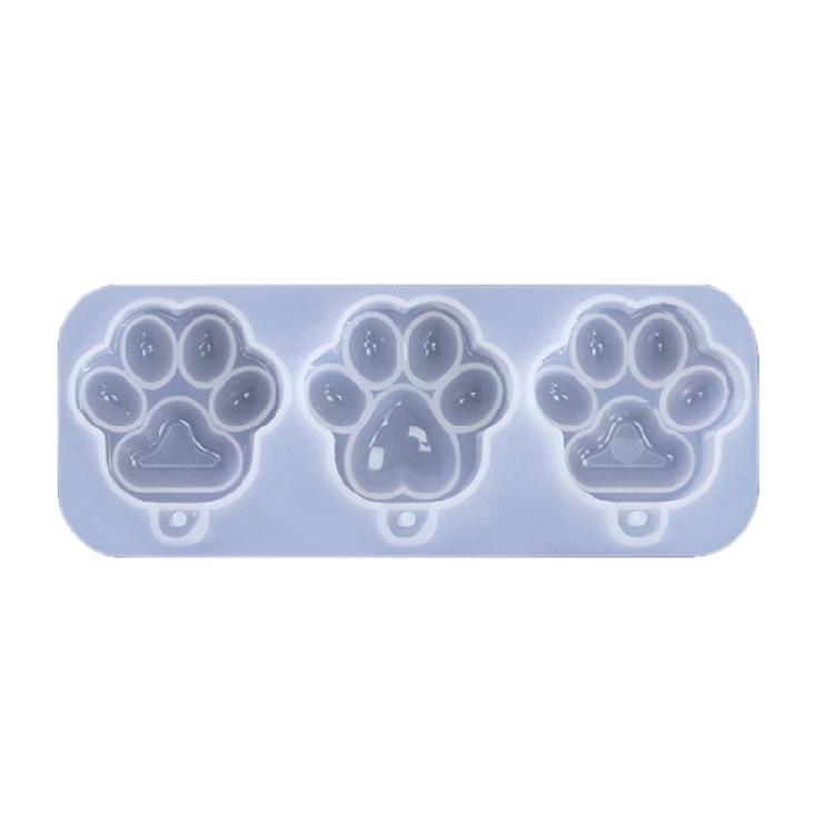Cat Paw Silicone Mold Pendant Epoxy Resin Casting Mould Keychain Jewelry Making