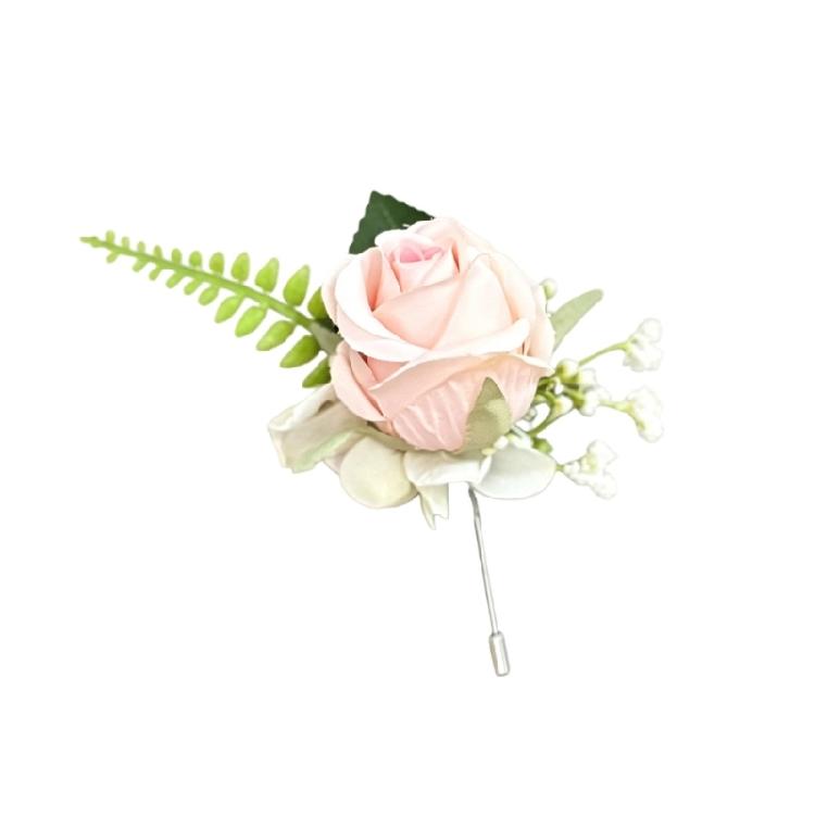 Beautiful Silk Flower Boutonniere Chest Flower For Weddings Parties And Formal Event Gatherings Dressingup Accessory
