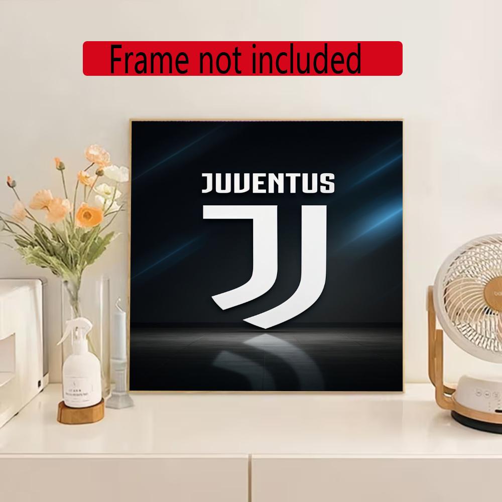 Juventus 5D Round Diamond Painting Kit Diamond Embroidery Painting Rhinestones Mosaic Frameless Handwork Decoration Arts