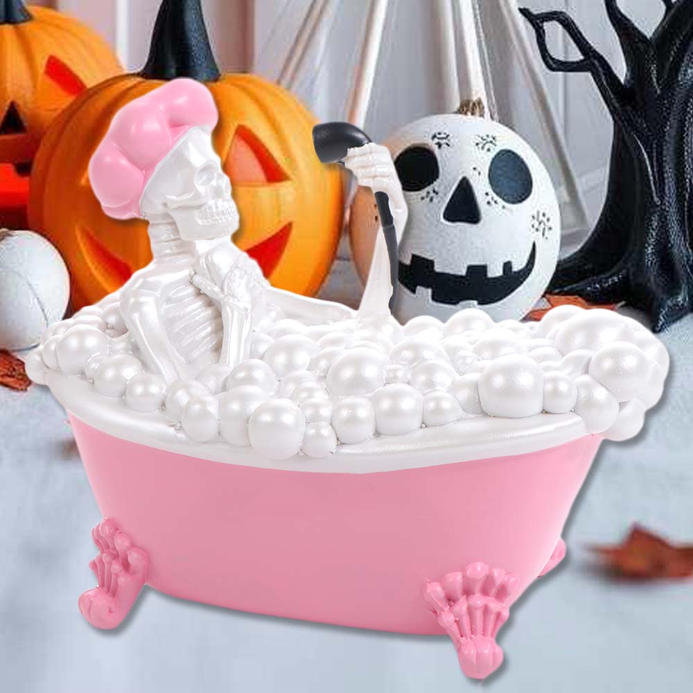 Halloween Themed Resin Ghost Figurine Handicraft Ghost Halloween Decoration Kids Birthday Gift