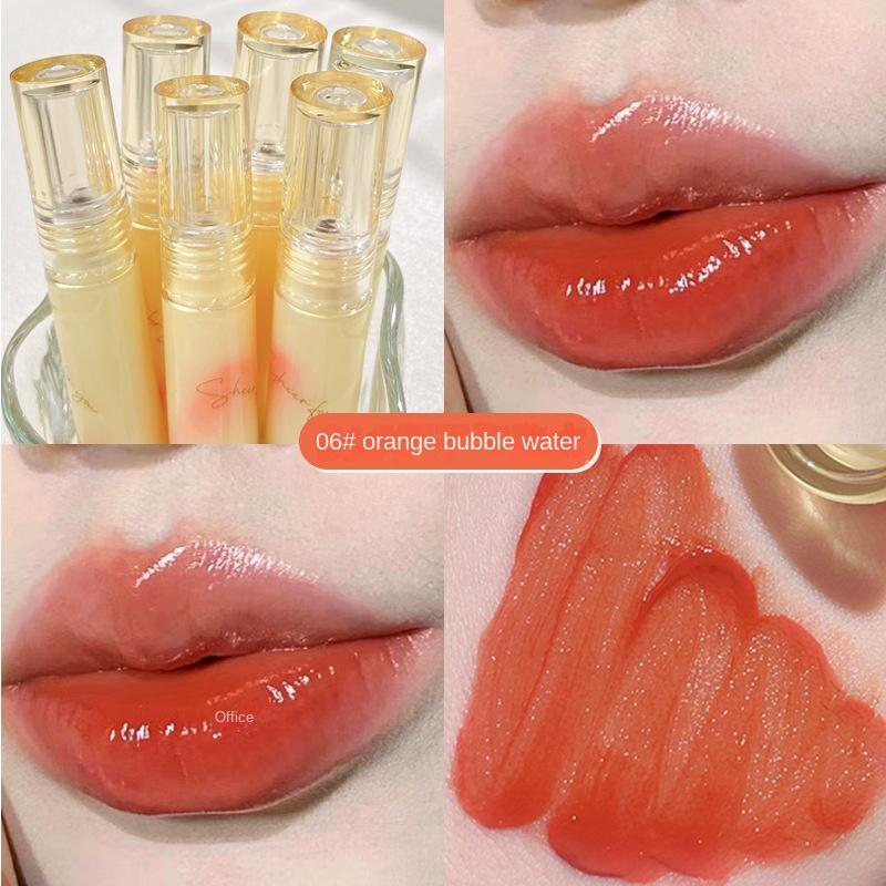 

Flora Luminous Lip Glaze Увлажняющее зеркало Light Vegetarian Hundred Moisturizing Doo Doo Lips